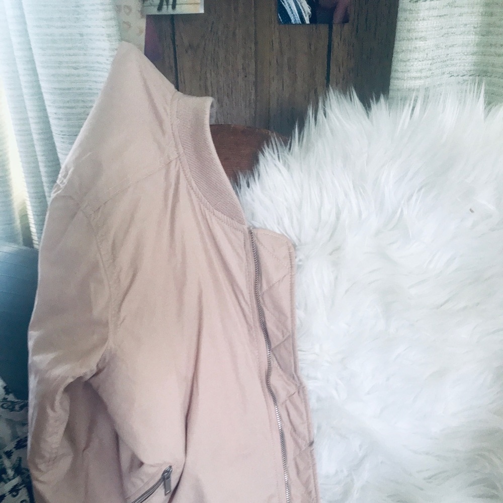 GAP blush bomber jacket - Picture 3 of 6